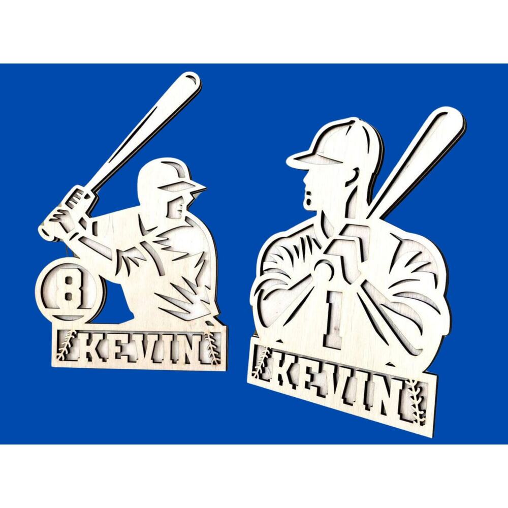Personalized Baseball Sign Laser Engraved Gift Custom Plaque Sports Trophy